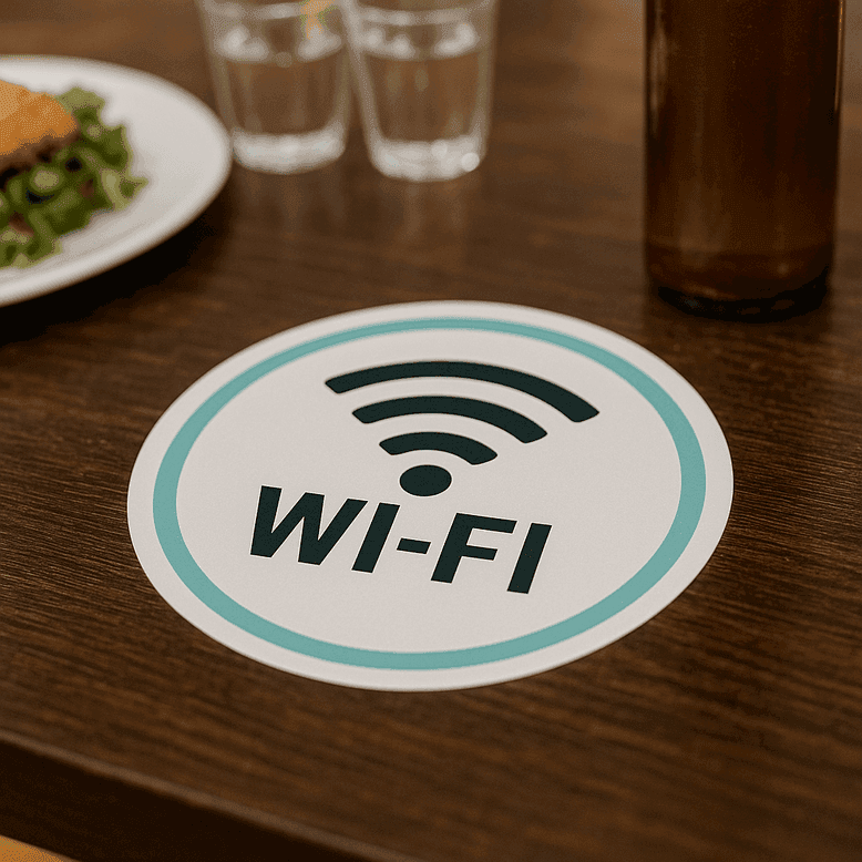 NFC Review Sticker