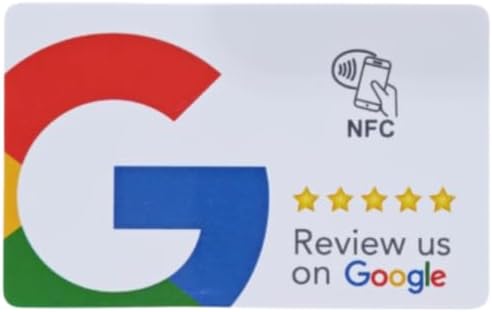 NFC Google review card